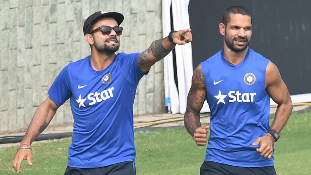 विराट कोहली ने की शिखर धवन की बल्लेबाजी की नकल, Video देख आप भी हंसते-हंसते हो जायेंगे लोटपोट