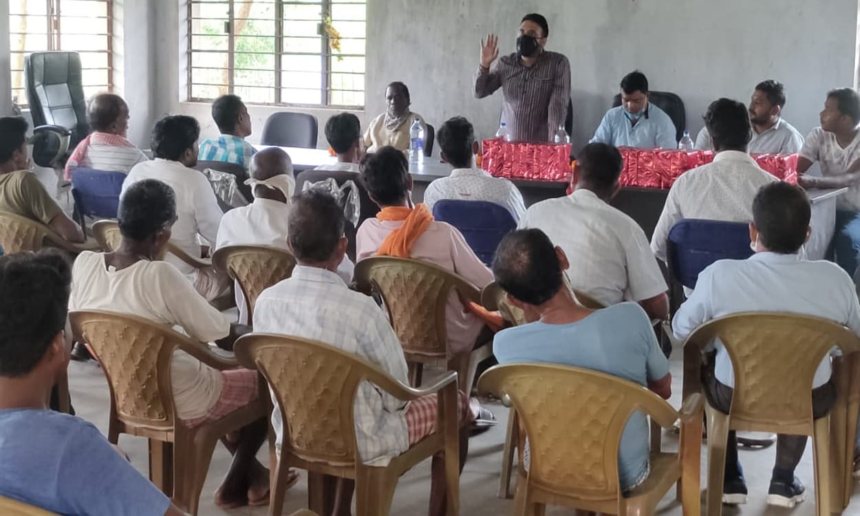 बडाबांकी में किसान चौपाल, कुणाल ने विपक्ष पर किसानों के बीच भ्रम फैलाने का लगाया आरोप