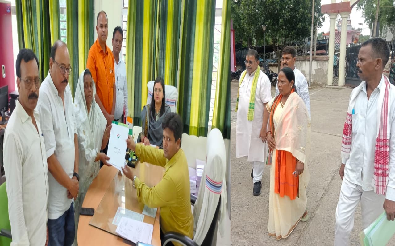 डुमरी उपचुनाव के लिए आईएनडीआईए से मंत्री बेबी देवी और एनडीए से यसोदा देवी ने किया नामांकन पर्चा दाखिल