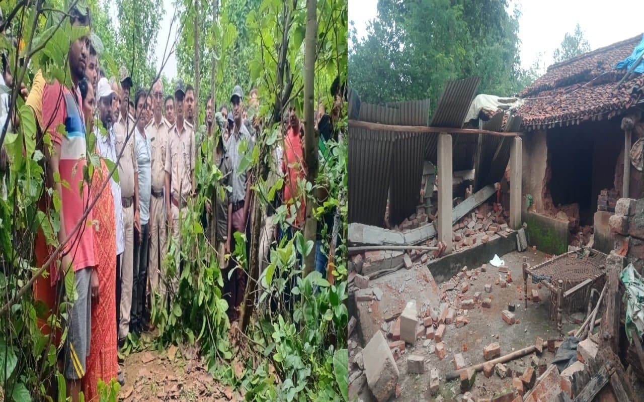 हजारीबाग में जंगली हाथियों के झुंड ने बुजुर्ग को पटककर मार डाला, कई घरों को किया ध्वस्त