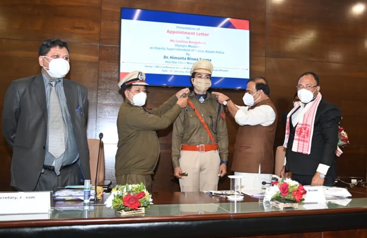 टोक्यो ओलंपिक पदक विजेता लवलीना बोरगोहेन बनी डीएसपी, असम सरकार ने दिया बड़ा गिफ्ट