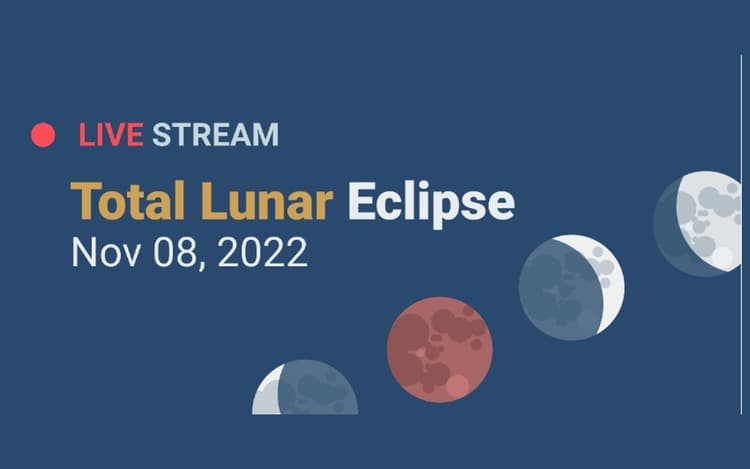 चंद्र ग्रहण 2022 Live Stream: चंद्र ग्रहण जारी, पल-पल का नजारा देखें यहां...