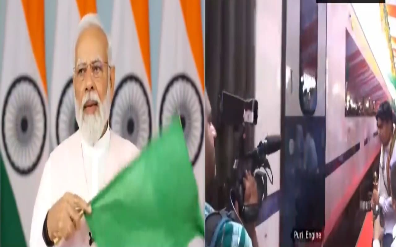 PM मोदी ने पुरी-हावड़ा वंदे भारत ट्रेन को दिखायी हरी झंडी, जानें क्या है इसकी खासियत