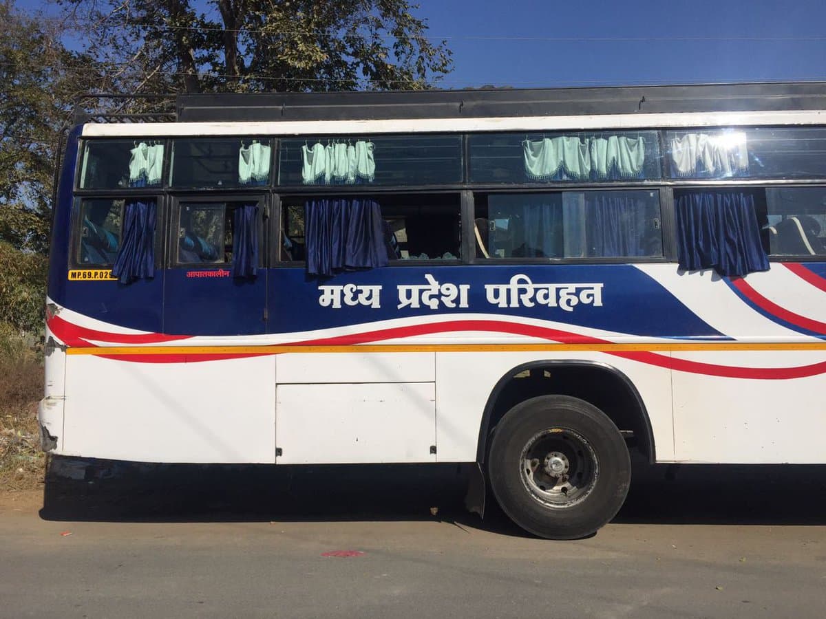 कोरोना वायरस: 21 मार्च से मध्यप्रदेश से महाराष्ट्र और राजस्थान के बीच बस सेवा स्थगित