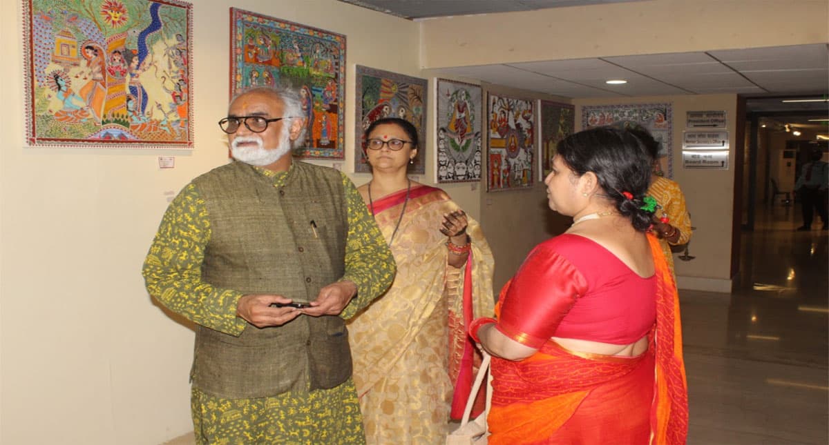 मधबुनी लिटरेचर फेस्टिवल और आईजीएनसीए के संयुक्त तत्वावधान में पूरे देश की भ्रमण करेंगी जानकी