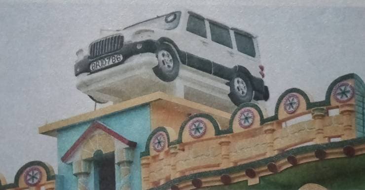 OMG! घर की छत पर खड़ी कर दी स्कॉर्पियो कार, आनंद महिंद्रा ने ऐसे किया रिएक्ट