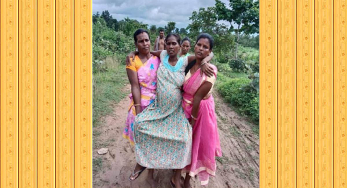 Jharkhand News : प्रसव पीड़ा से कराहती मालती को नहीं मिला एंबुलेंस, गोद में उठा कर पक्की सड़क तक पहुंचाया