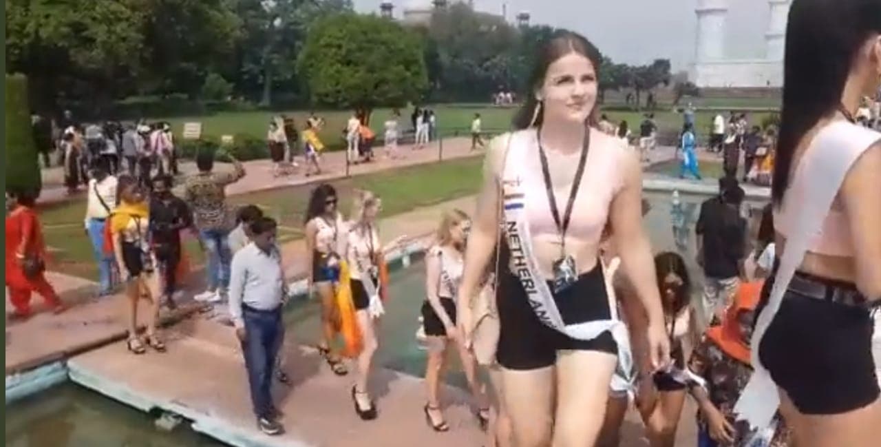 34 देशों की सुंदरियों ने किया ताजमहल का दीदार, म‍िस सुपरमॉडल वर्ल्ड वाइड 2022 कॉन्टेस्ट में ले रहीं भाग