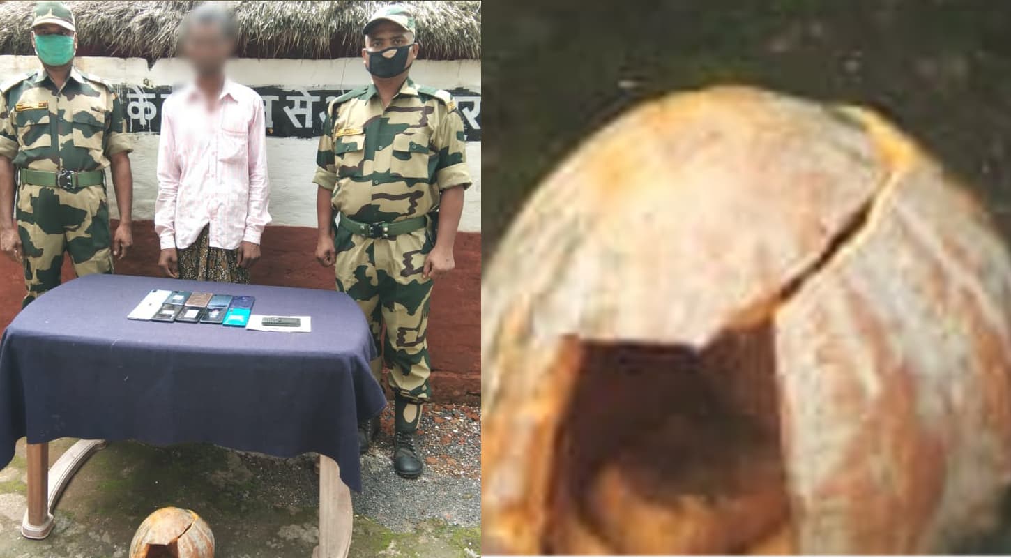 कद्दू में भरकर बांग्लादेश भेजे जा रहे मोबाइल, कॉस्मेटिक्स व ड्रग्स की भी हो रही तस्करी, बीएसएफ ने ऐसे किया खुलासा