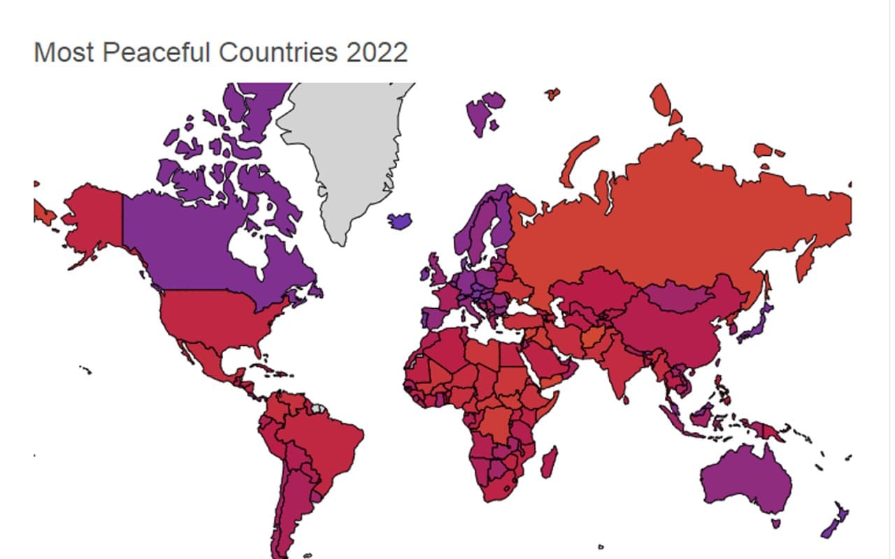 Most Peaceful Countries 2022 की लिस्ट में आइसलैंड लगातार 15वीं बार टॉप पर, जानें कारण, लिस्ट देखें