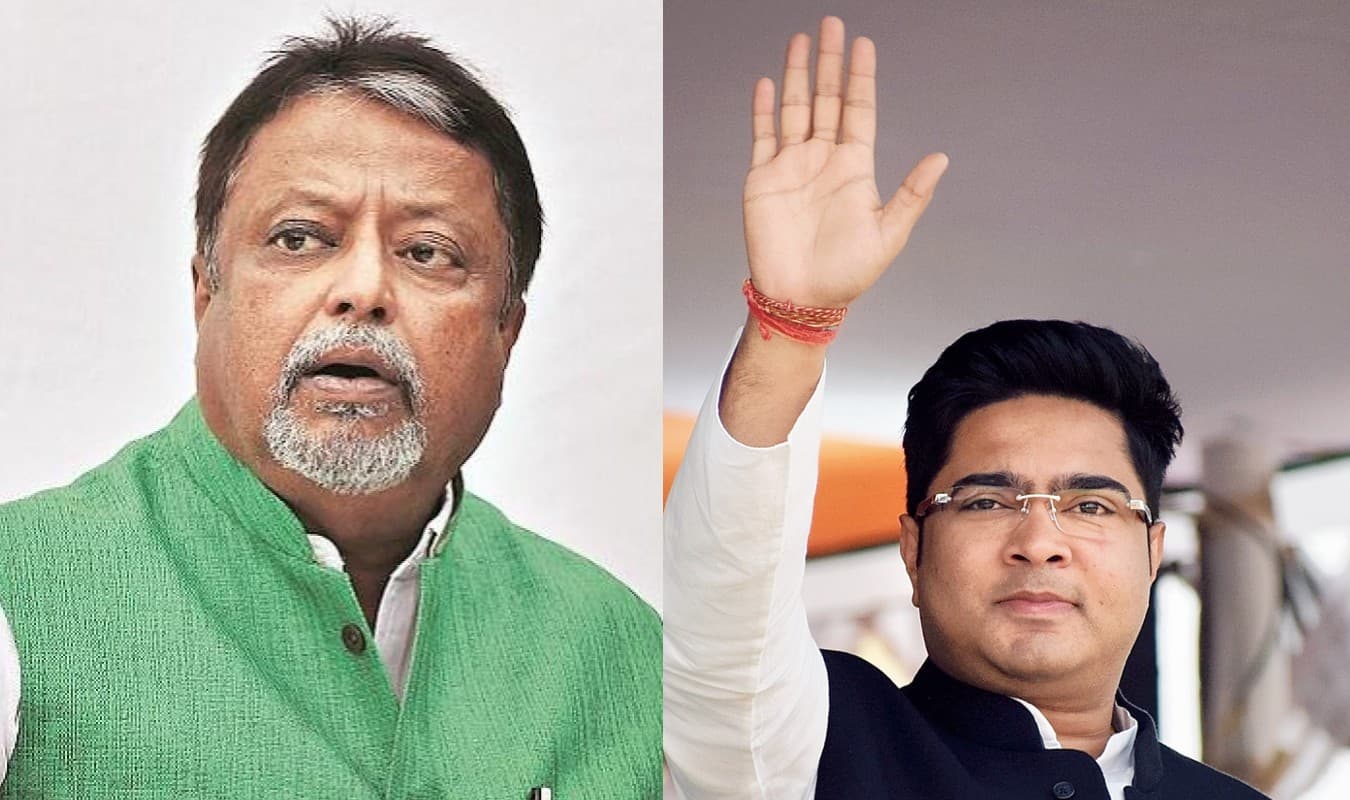 बंगाल भाजपा की बैठक से मुकुल राय समेत कई बड़े नेता रहे दूर, अभिषेक बनर्जी बोले- बीजेपी के कई विधायक संपर्क में बंगाल भाजपा की बैठक से मुकुल राय समेत कई बड़े नेता रहे दूर, अभिषेक बनर्जी बोले- बीजेपी के कई विधायक संपर्क में