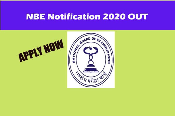 Sarkari Naukri, NBE Notification 2020 out: नेशनल बोर्ड ऑफ एक्जाम में आई वैकेंसी, सीनियर असिस्टेंट, जूनियर असिस्टेंट, स्टेनो आदि पदों के लिए अभी करें आवेदन