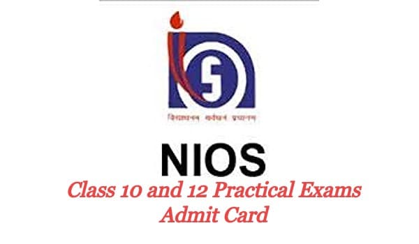 NIOS Admit Card 2021: नेशनल इंस्टीट्यूट ऑफ ओपेन स्कूलिंग द्वारा जारी 10वीं और 12वां के प्रैक्टिकल एग्जाम के एडमिट कार्ड, ऐसे डाउनलोड करें प्रवेश पत्र