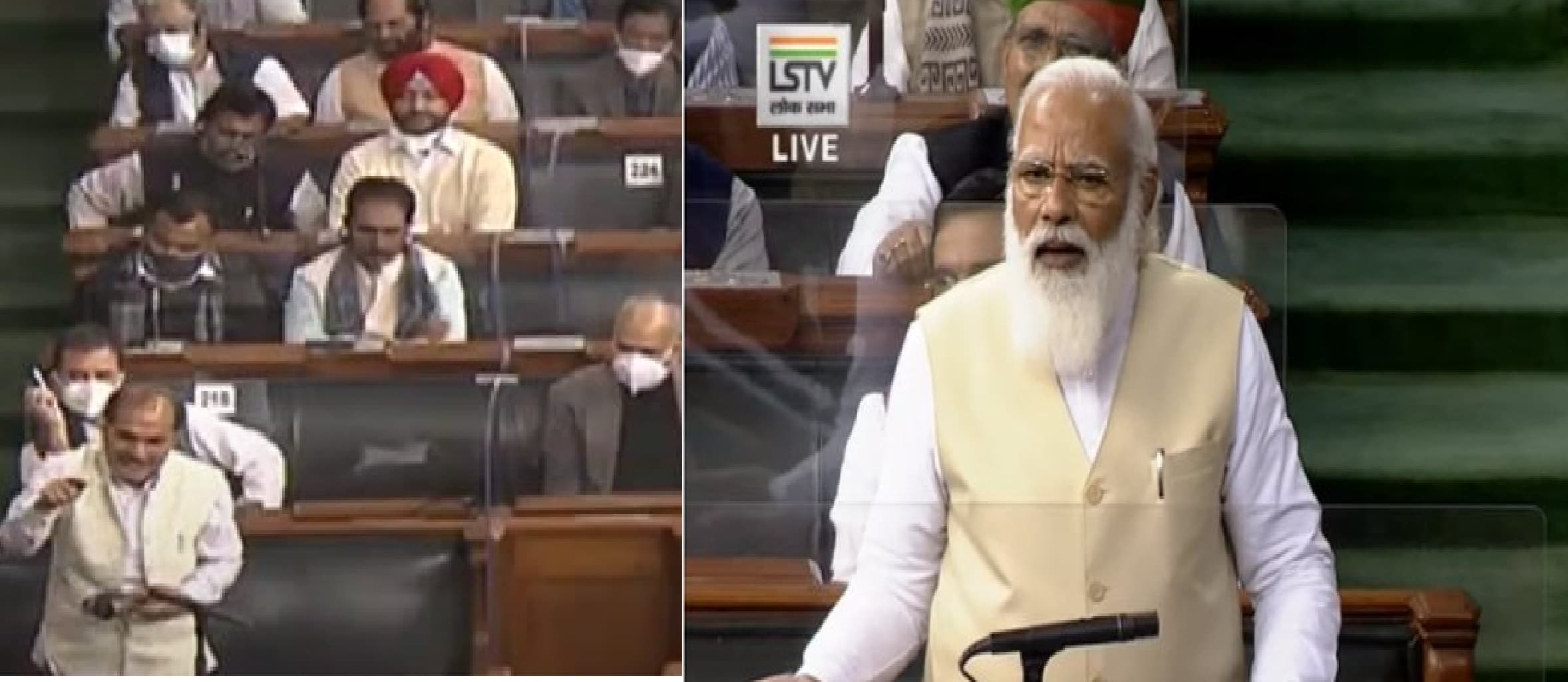 PM Modi In Lok Sabha : अधिर रंजन पर भड़के पीएम मोदी कहा - दादा अब ज्यादा हो रहा है...बंगाल में आपको TMC से ज्यादा पब्लिसिटी मिल जाएगी