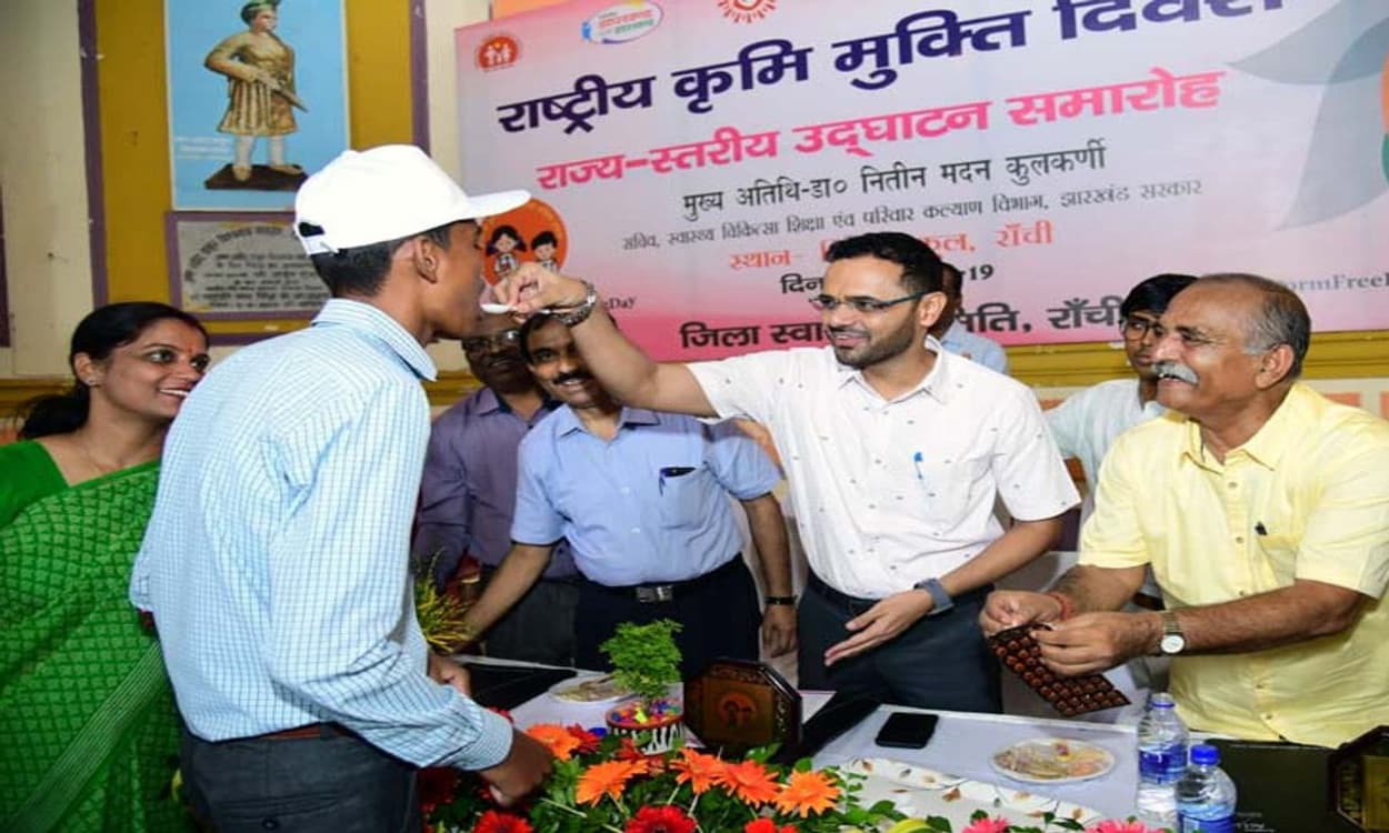 कंटेनमेंट जोन को छोड़कर झारखंड के 10 जिलों के 63 लाख बच्चों को दिया जायेगा एल्बेंडाजोल का डोज, हाेंगे ये फायदे...