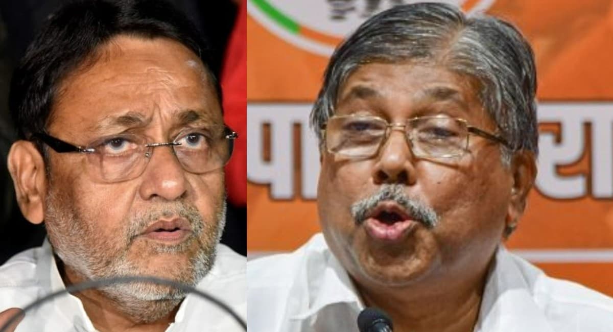 BJP नेता चंद्रकांत पाटील की जेब में हैं नवाब मलिक! NCP नेता ने दिया यह जवाब