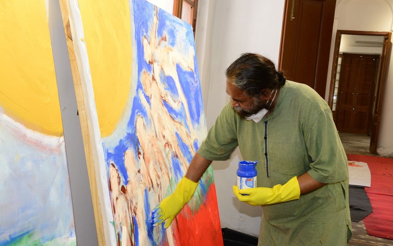 4,000 मीटर के कैनवास पर नेताजी की जीवनी, नेशनल लाइब्रेरी में सुभाष चंद्र बोस की 125वीं जयंती समारोह की तैयारी जोरों पर