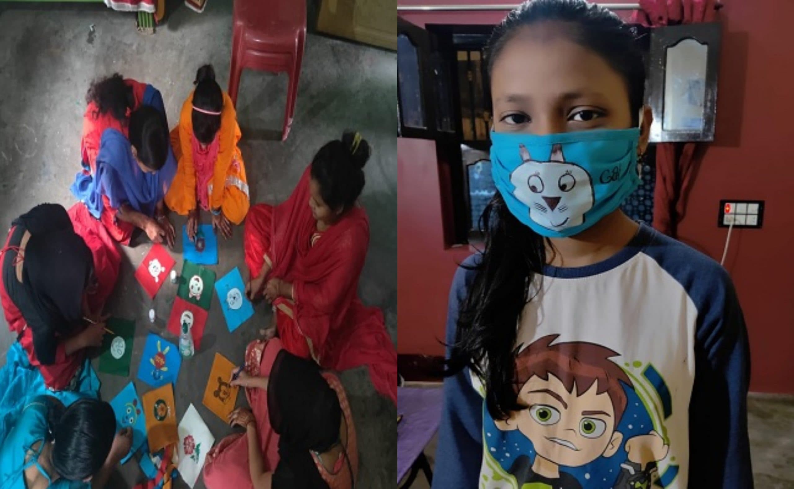 बिहार : डिजाइनर मास्क बना कोरोना से लड़ने का संदेश दे रही है जीविका दीदियां