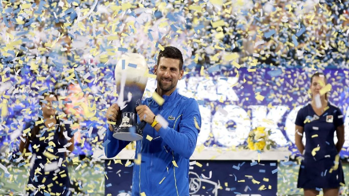 Cincinnati Masters Final: कार्लोस अल्काराज को हराकर जोकोविच ने खिताब पर किया कब्जा