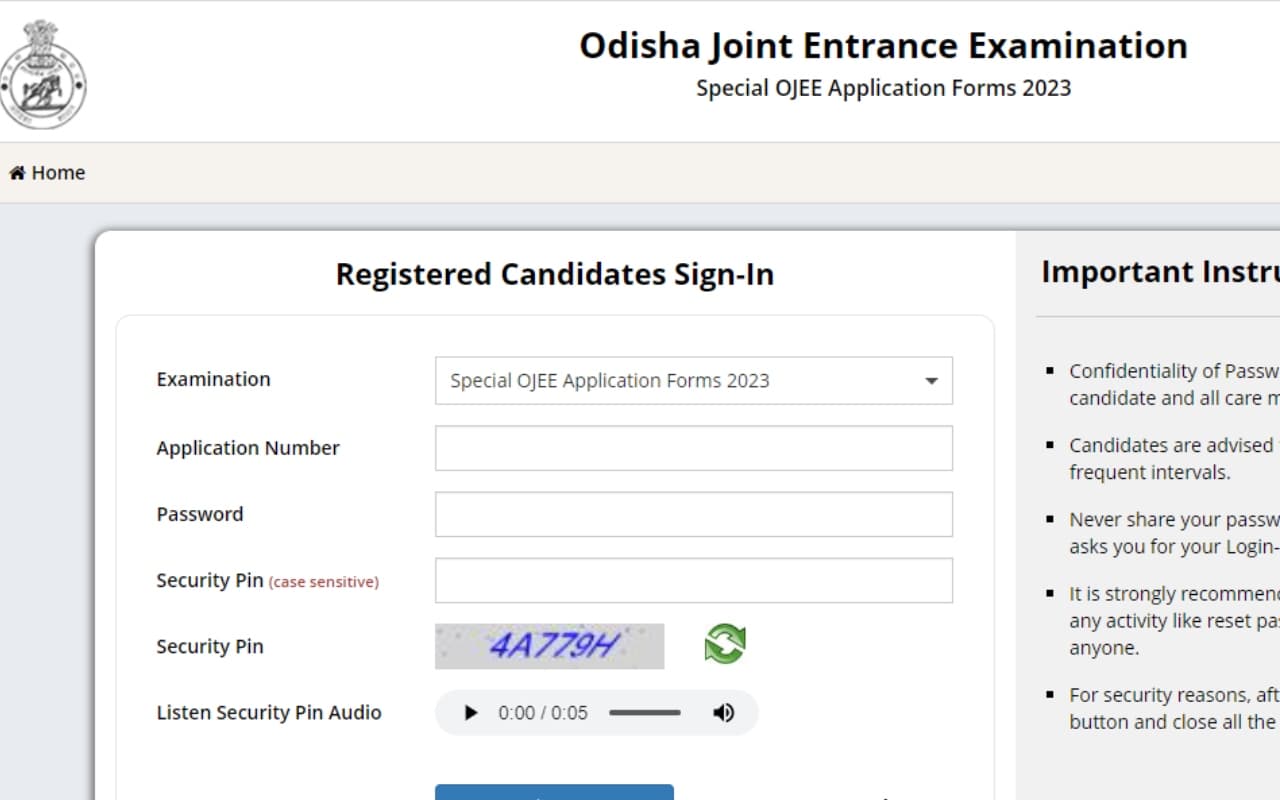 OJEE 2023: ओडिशा जेईई के लिए रजिस्ट्रेशन की अंतिम तारीख 10 जून तक बढ़ी, ojee.nic.in पर करें आवेदन