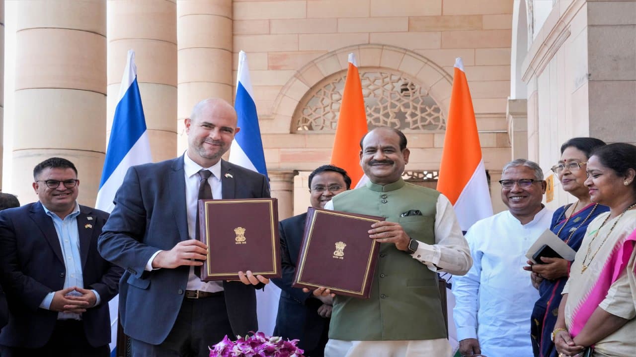 टेररिज्म खिलाफ जंग में दुनिया को नई दिशा देंगे भारत-इजराइल, ओम बिरला से मिले इजराइली स्पीकर
