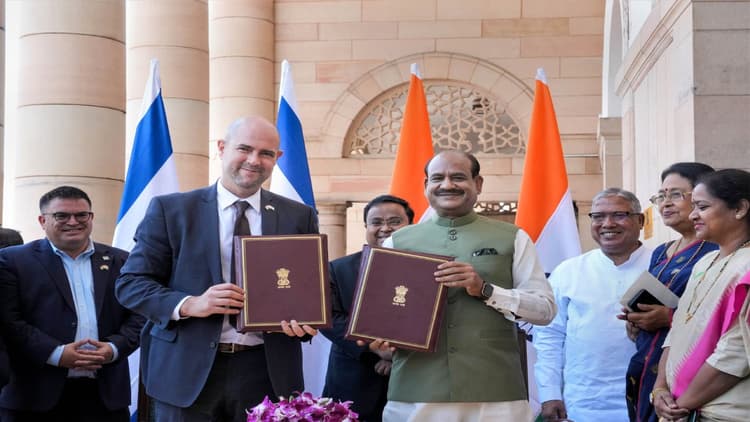 टेररिज्म खिलाफ जंग में दुनिया को नई दिशा देंगे भारत-इजराइल, ओम बिरला से मिले इजराइली स्पीकर