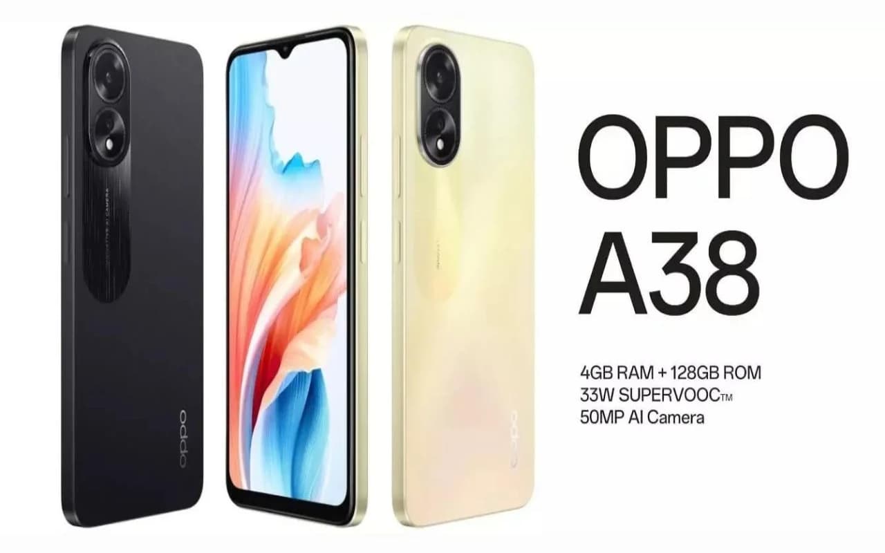 50MP कैमरा, 5000mAh बैटरी के साथ आया Oppo A38 स्मार्टफोन, कीमत जानकर खुश हो जाएंगे 50MP कैमरा, 5000mAh बैटरी के साथ आया Oppo A38 स्मार्टफोन, कीमत जानकर खुश हो जाएंगे