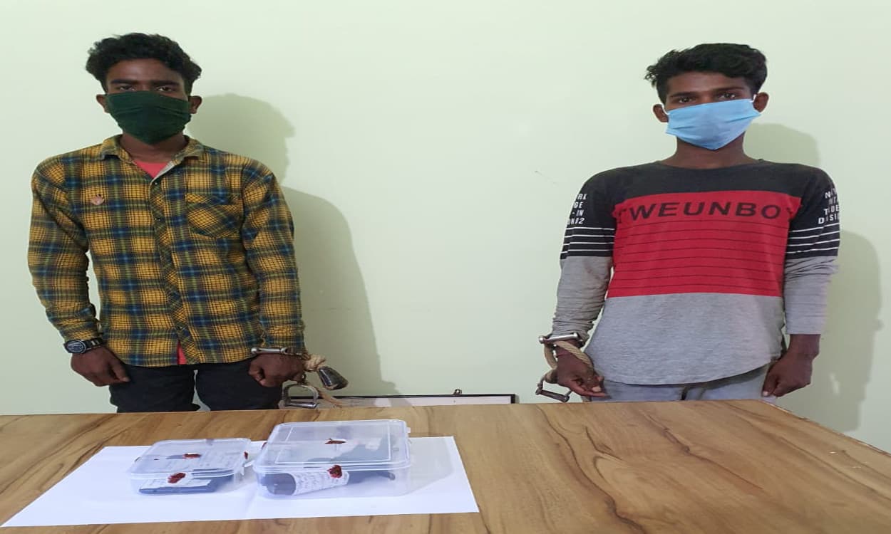 खूंटी के कुल्डा जंगल से 2 पीएलएफआई उग्रवादी गिरफ्तार, बाइक समेत पिस्तौल और गोली बरामद