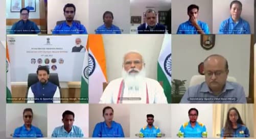 Tokyo Olympics 2020 : 'टोक्यो में जय हो की तैयारी', PM मोदी ने खिलाड़ियों से जाना 'आम से खास' बनने की कहानी