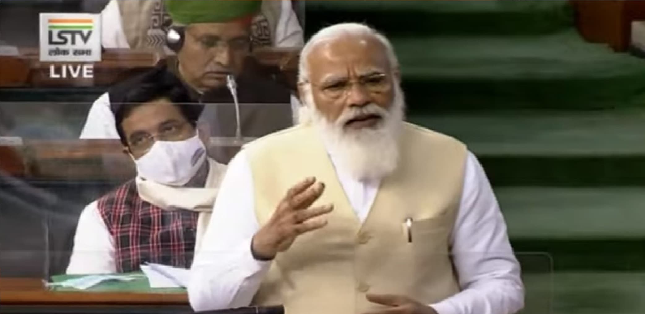 PM Modi In Lok Sabha : किसान आंदोलन पर चर्चा के दौरान गुस्से में नजर आये पीएम मोदी - कहा, 'आंदोलनजीवी' ने किसान आंदोलन को किया अपवित्र
