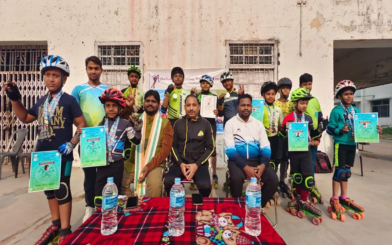 पलामू के पांच खिलाड़ियों का झारखंड स्केटिंग टीम में चयन, बेंगलुरु में आयोजित प्रतियोगिता में होंगे शामिल