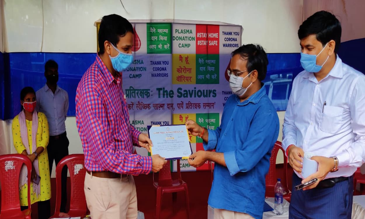 प्लाज्मा मैनेजमेंट पोर्टल की जल्द होगी शुरुआत, कोरोना से ठीक हुए मरीजों से प्लाज्मा डोनेट करने की अपील