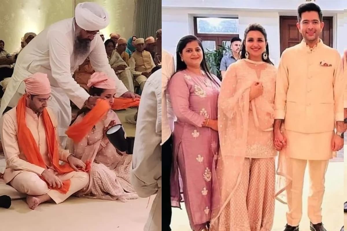 Parineeti-Raghav Wedding: परिणीति चोपड़ा-राघव चड्ढा की गुरुद्वारे से पहली तसवीर आई सामने, शादी की रस्में शुरू