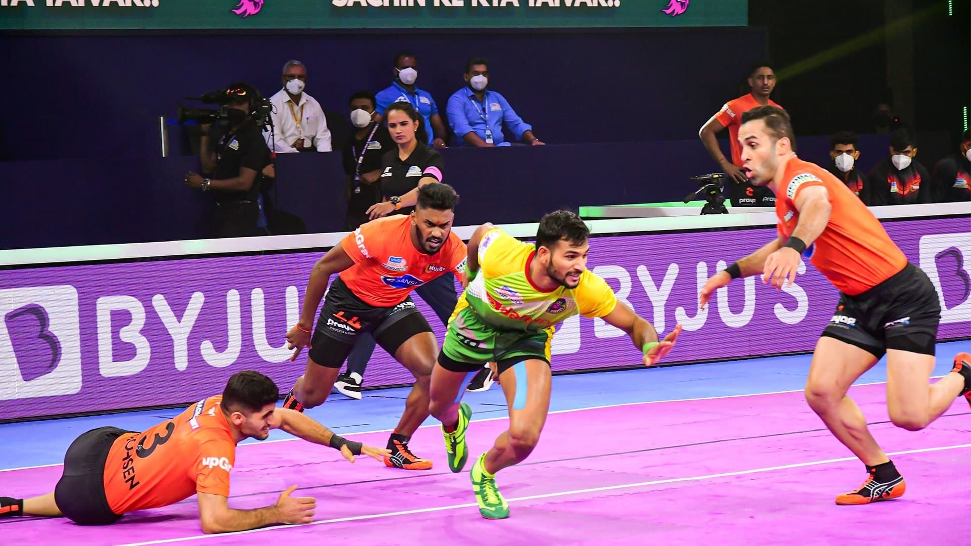 Pro Kabaddi 2022: पटना पाइरेट्स ने यू मुंबा को 47-38 से हराया, चमके सचिन और गुमान सिंह