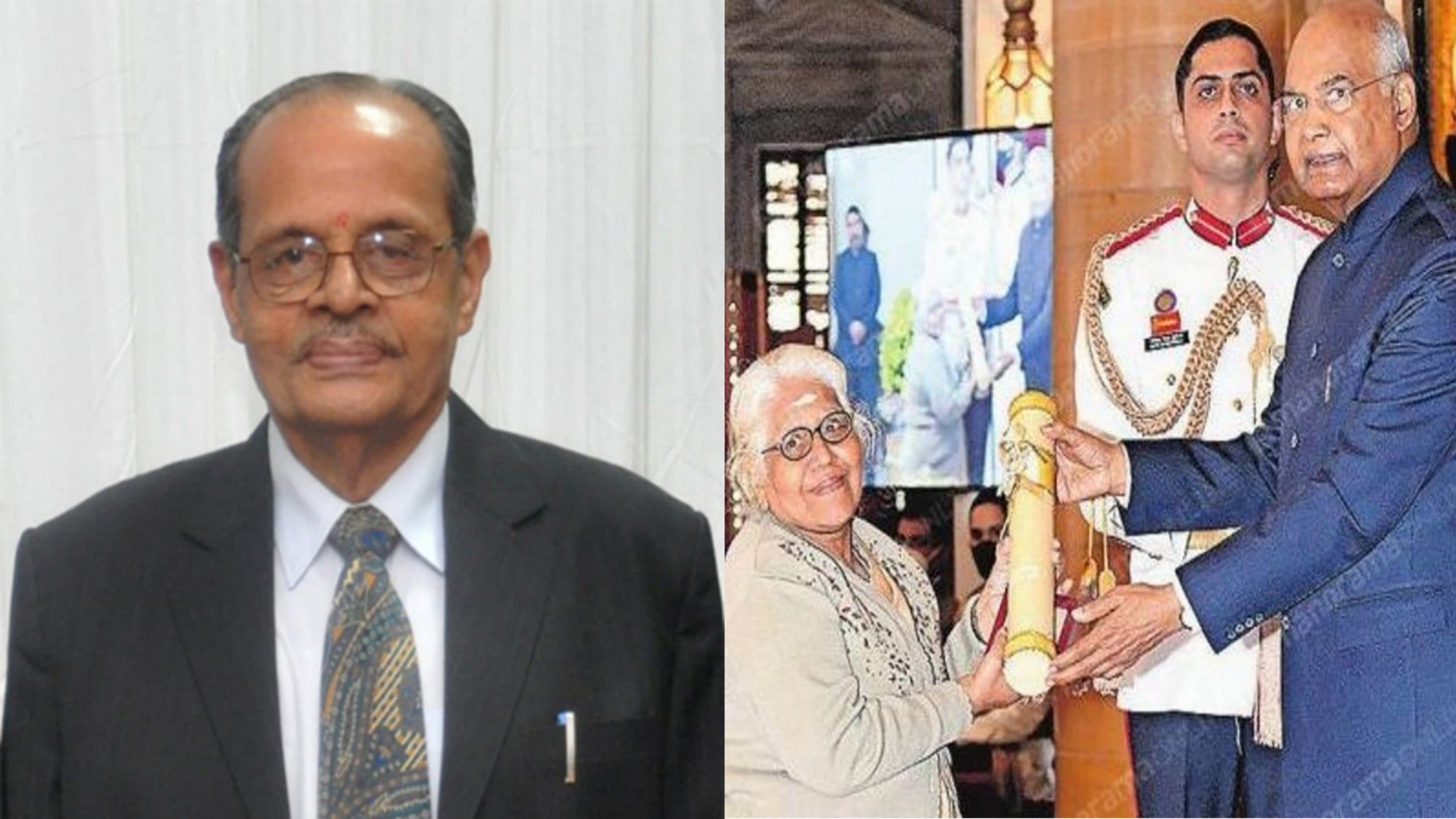 Aligarh News: AMU के प्रो एनआर माधवा मेनन को मरणोपरांत मिला पद्म भूषण, राष्ट्रपति कोविंद ने किया सम्मानित