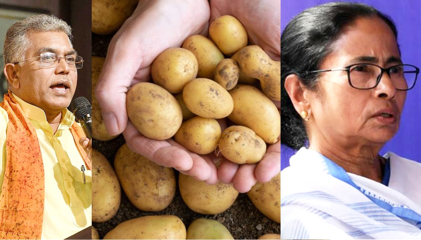 ममता बनर्जी की तृणमूल सरकार ने तैयार किया है ‘कृत्रिम’ आलू संकट, दिलीप घोष का गंभीर आरोप