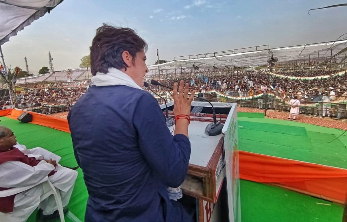 Kisan Mahapanchayat: किसानों के समर्थन में बोली प्रियंका वाड्रा, जब तक दम है लड़ूंगी, 100 दिन हो या 100 साल