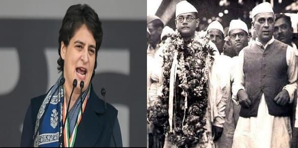 प्रियंका गांधी ने नेताजी सुभाष चंद्र बोस को याद कर किया ट्वीट, पुण्यतिथि पर इन तस्वीरों को किया साझा...