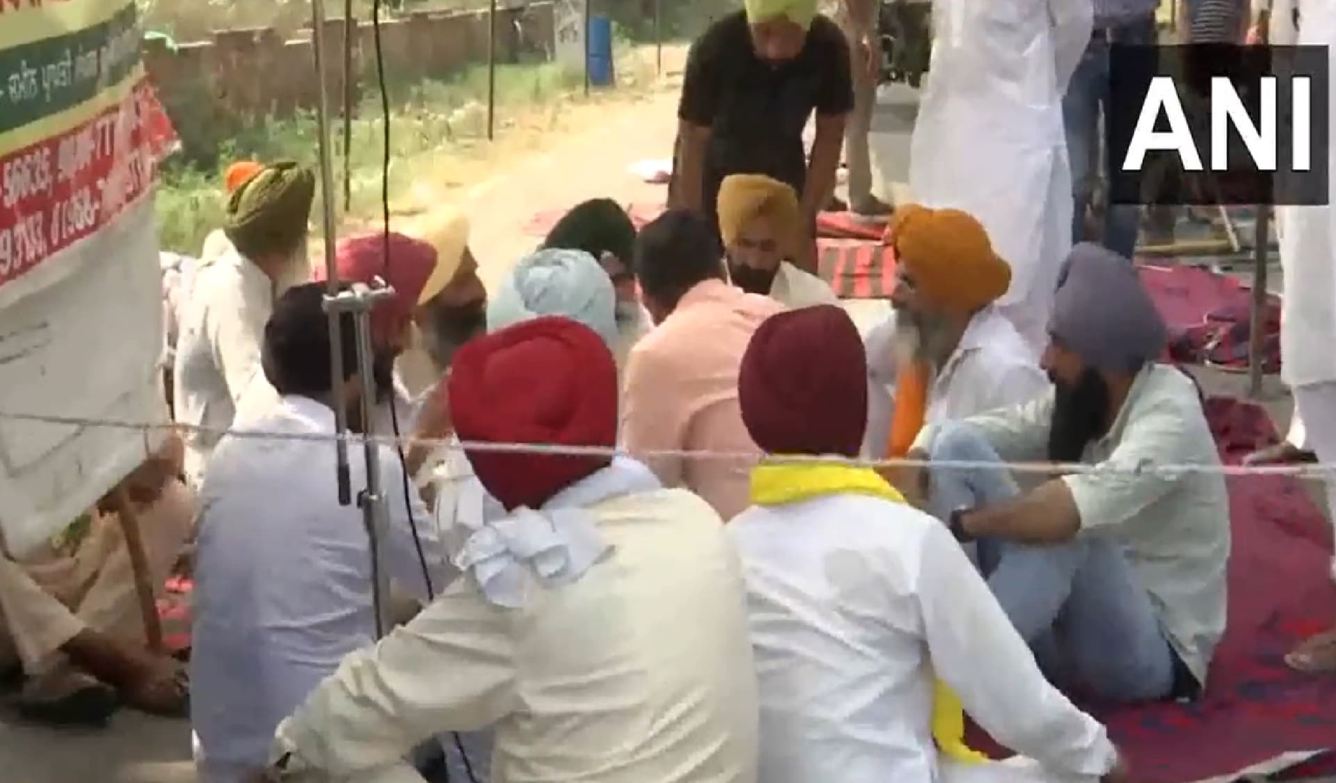 Farmers Protest: 'भगवंत मान में हिटलर की आत्मा', मौत पर बौखलाये किसानों का जोरदार प्रदर्शन, सुरक्षा कड़ी