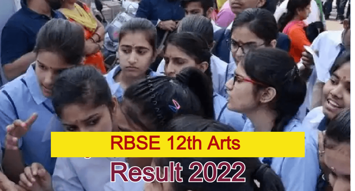 RBSE Rajasthan Board 12th Arts Result Live: आर्ट्स का रिजल्ट जारी, 96.33% छात्र पास, लड़कियां आगे