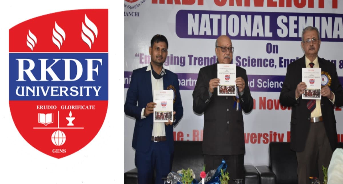 RKDF University रांची में राष्ट्रीय संगोष्ठी का आयोजन, जलवायु परिवर्तन और नीति पर हुई चर्चा