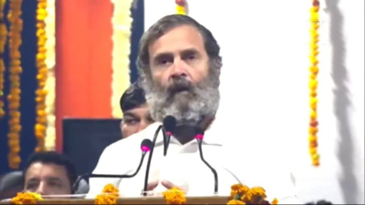 हरियाणा के नूंह से राहुल गांधी ने कसा तंज, बोले - कांग्रेस-भाजपा, सपा के नेता और जनता के बीच बन गई है खाई