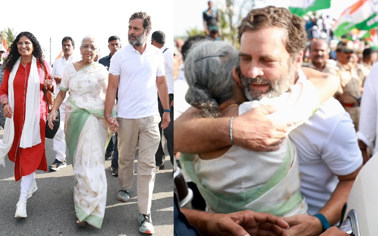 Bharat Jodo Yatra में शामिल हुईं गौरी लंकेश की मां और बहन, राहुल गांधी ने ऐसे किया स्वागत