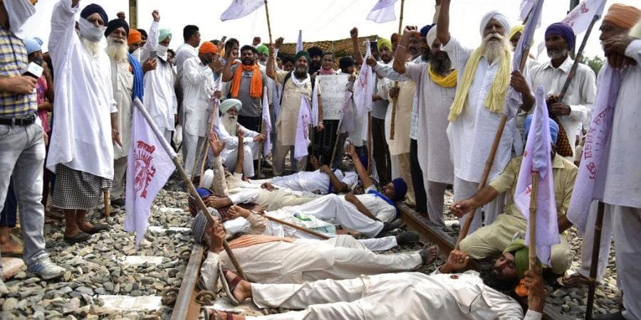 कृषि कानून के विरोध के कारण पंजाब में मालगाड़ी का परिचालन ठप, गहराया बिजली संकट
