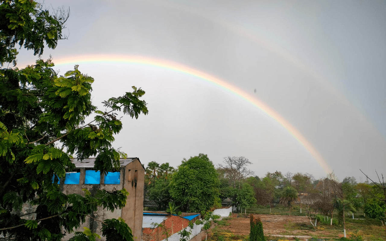 Photos: रांची में इंद्रधनुष का नजारा, क्या आपने देखा?