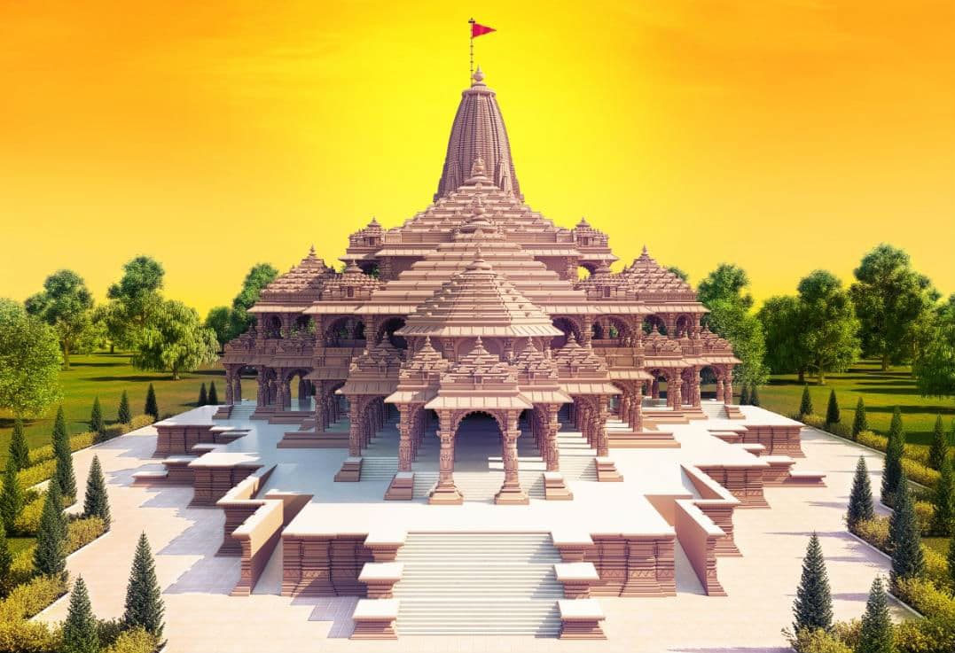 झारखंड : 51 हजार मंदिरों में होगा विशेष अनुष्ठान, शहर में उत्सव का माहौल, शहर में रैफ का फ्लैग मार्च