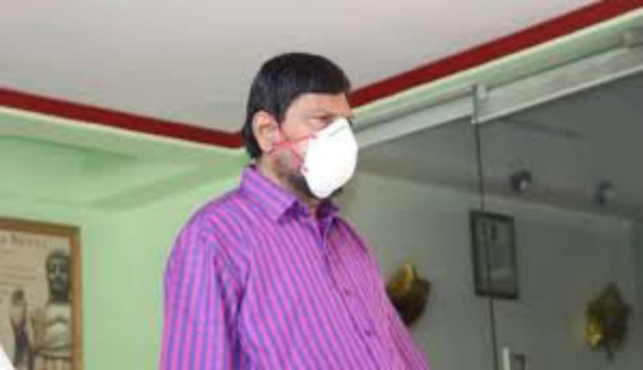 Go Corona Go का नारा देने वाले केंद्रीय मंत्री कोविड-19 से संक्रमित, बॉम्बे अस्पताल में कराया गया भर्ती