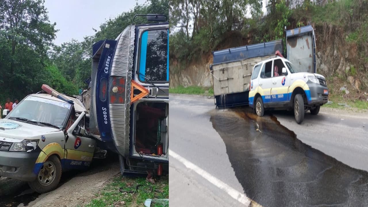 रामगढ़ के कुल्ही केझिया घाटी की सड़क पर बहने लगा पेट्रोल और डीजल, मची अफरा-तफरी, जानें क्या है मामला