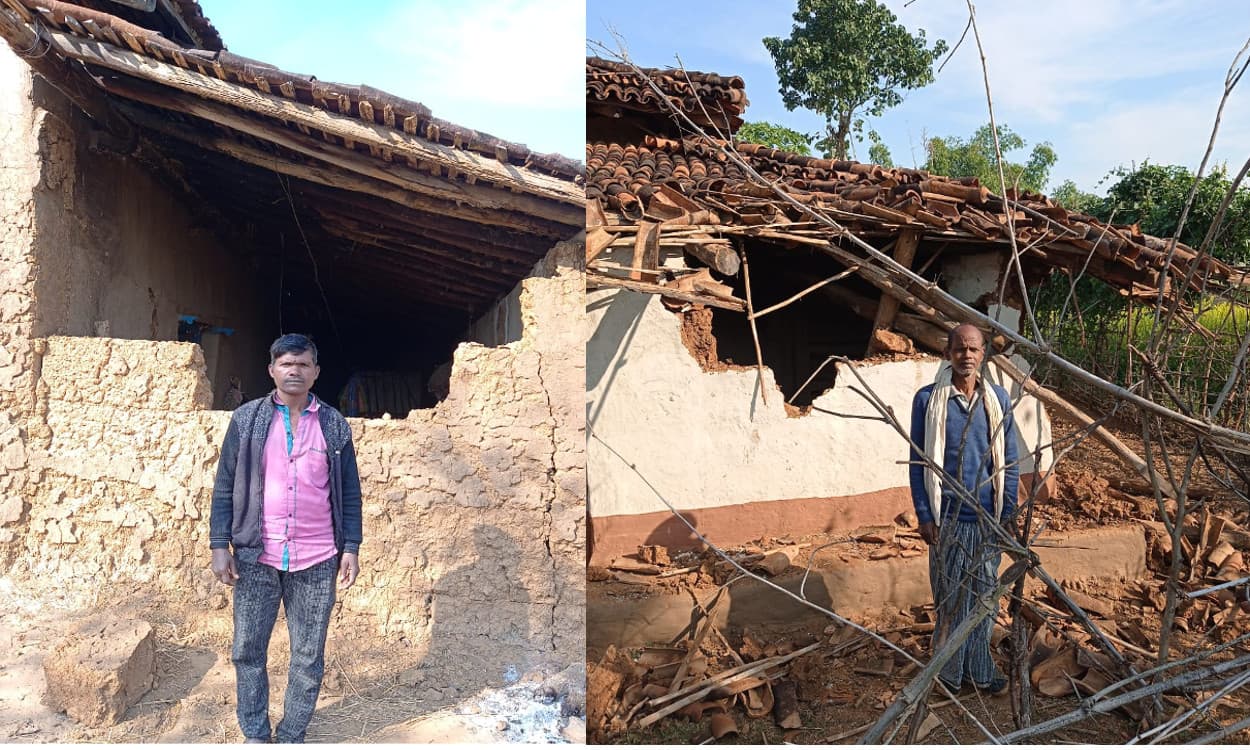 हाथियों के उत्पात से परेशान हैं रमकंडा के ग्रामीण, ठंड के मौसम में दहशत में गुजरती हैं रातें