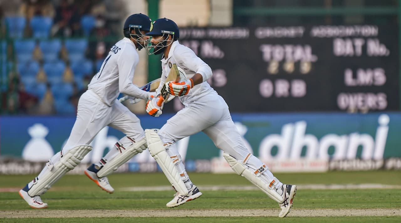 IND vs NZ 1st Test: श्रेयस अय्यर और रवींद्र जडेजा के नाम रहा कानपुर टेस्ट का पहला दिन IND 258/4 (84)